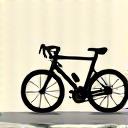 Icona stilizzata di una bicicletta da corsa